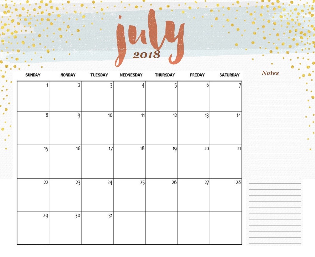 Free Printable 2018 Desk Calendar