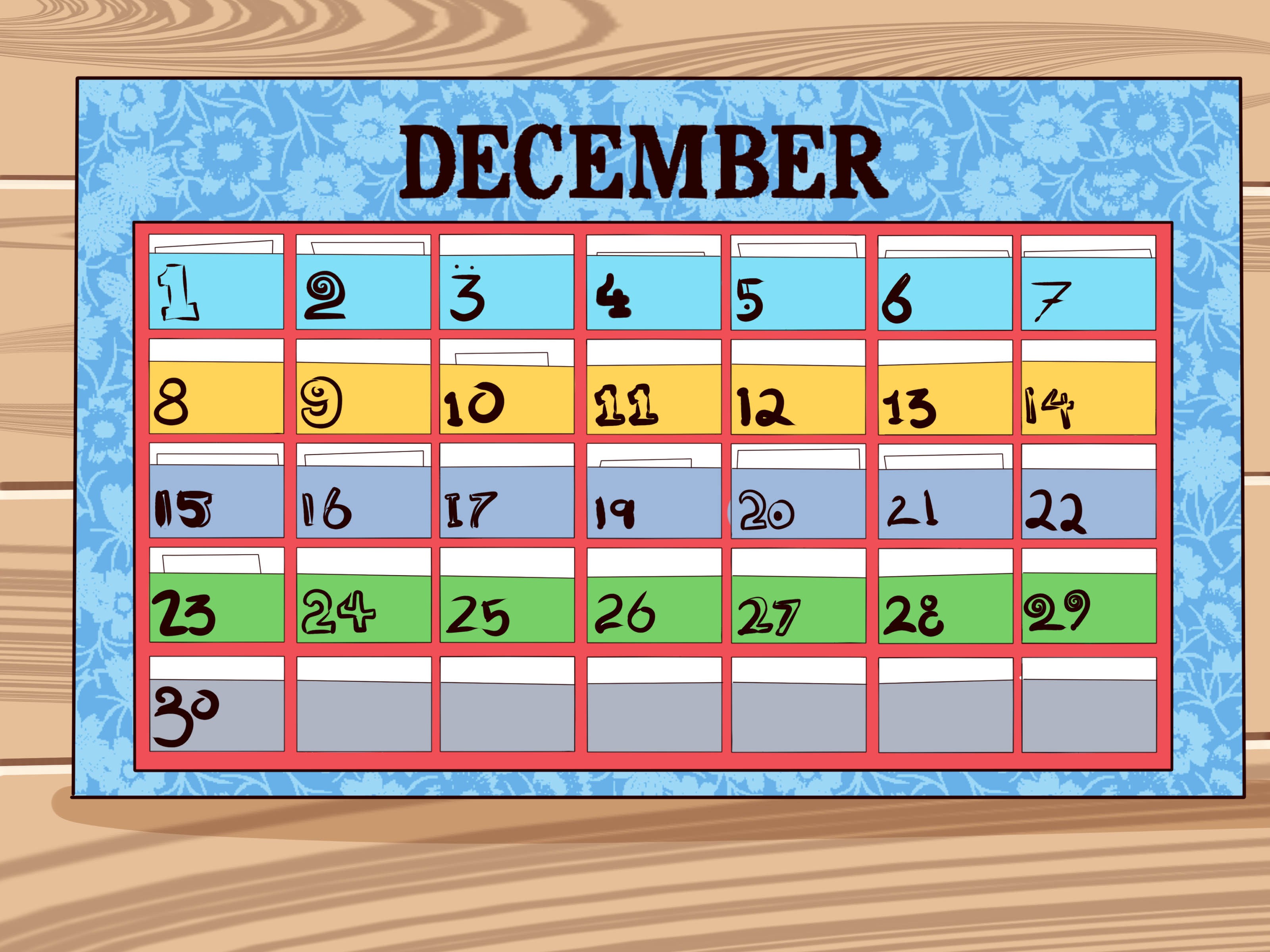 5 Ways to Make a Calendar wikiHow