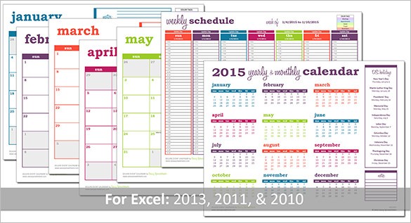 Calendar Template 41 Free Printable Word Excel PDF