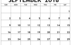 Printable Sept Calendar September 2018 Printable Calendar