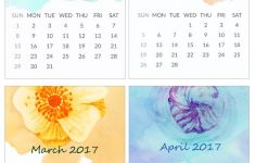 Mini Calendar Printable Printable Mini Calendar for 2016 Free to Download and Print