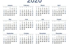 Printable 2020 Calendars Free 2020 Calendar Templates and