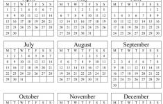 Printable Annual Calendar 2019 2019 Yearly Calendar Printable Templates – Holidays Pdf