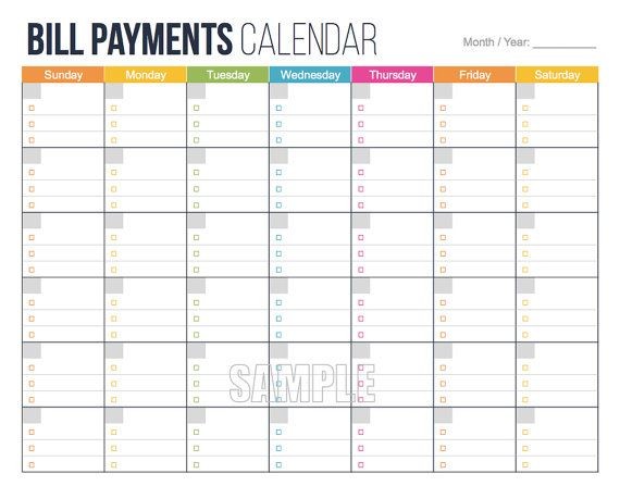 25 best ideas about Bill payment organization on