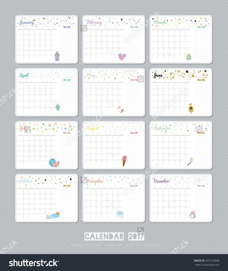 17 Best ideas about Yearly Calendar Template on Pinterest