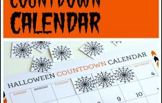 Printable Halloween Countdown Calendar Free Printable Halloween Countdown Calendar