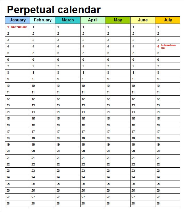 Calendar Template 41 Free Printable Word Excel PDF