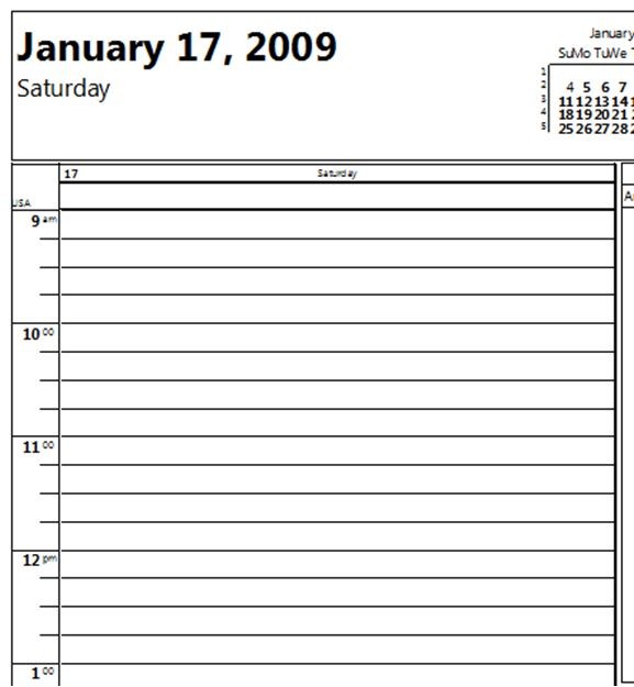 How To Print An Outlook 2007 Calendar With 15 Minute