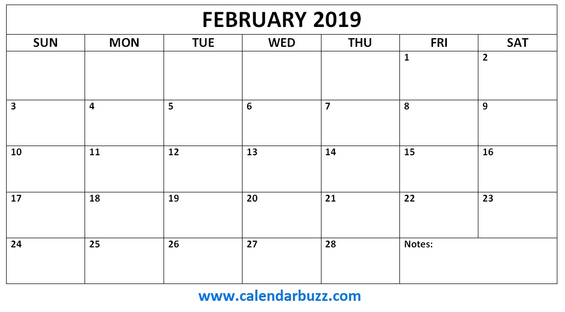Free 2019 Printable Calendar Monthly Templates