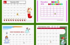 Calendar for Kids Printable Free Printable December 2014 Calendar for Kids Santa