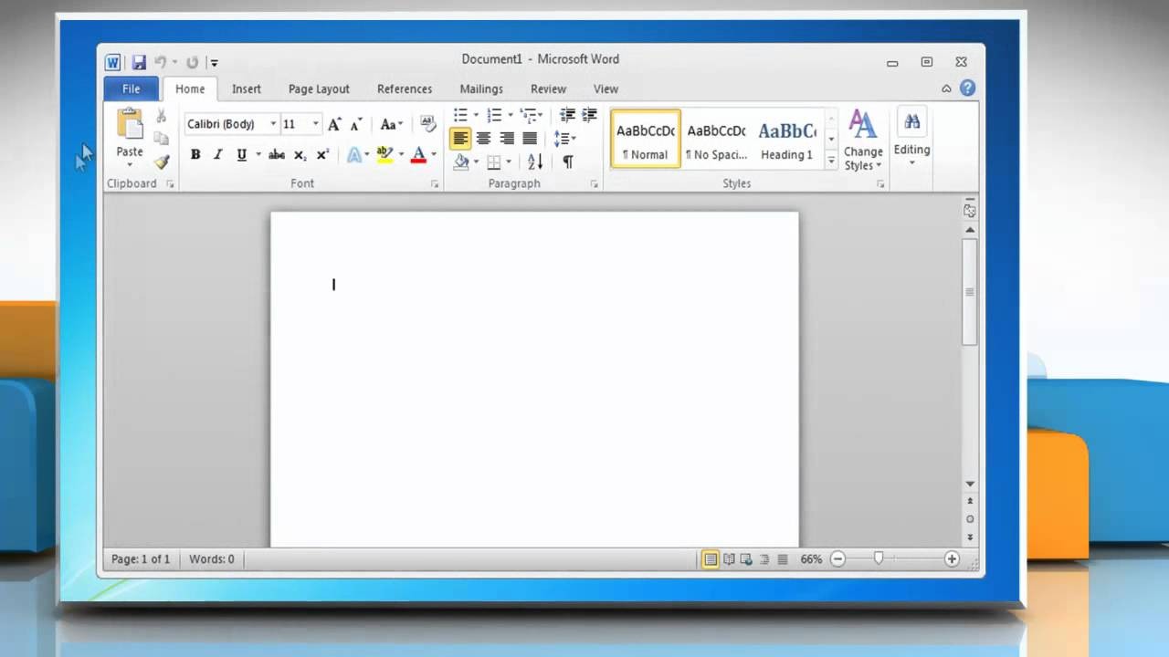 Microsoft Word 2010 How to create a calendar on Windows