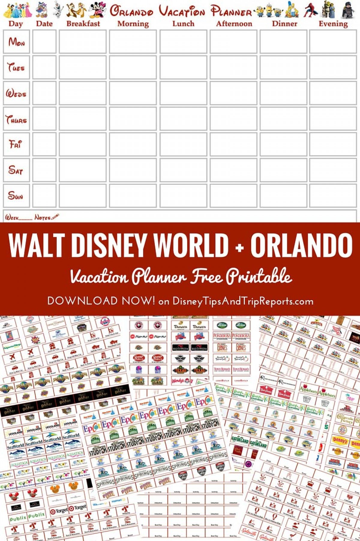 Walt Disney World Orlando Vacation Planner