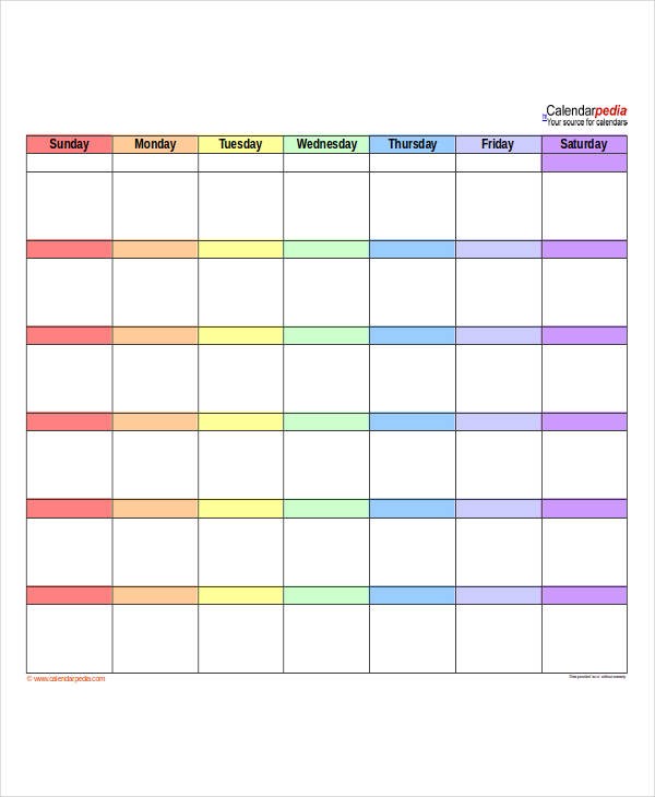 17 Calendar Templates in Excel