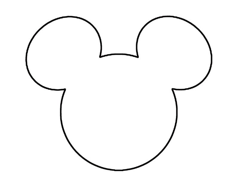 Printable Mickey Mouse Head Cliparts