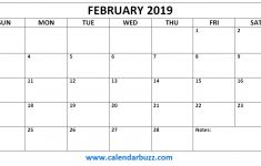Printable 2019 Monthly Calendar Free Free 2019 Printable Calendar Monthly Templates