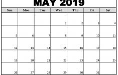 Printable Calendar May 2019 Printable May 2019 Calendar towncalendars