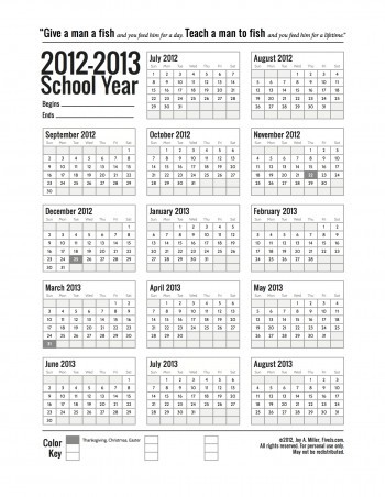 Free Printable School Calendars The Happy Housewife
