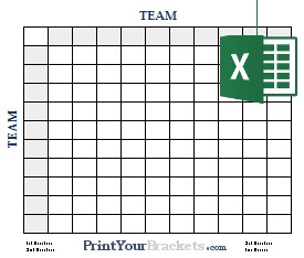 Excel Spreadsheet Super Bowl Square Grids