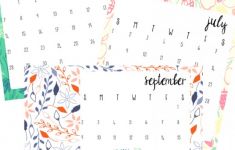Printable Landscape Calendar Free 2018 Printable Calendars Refresh Living
