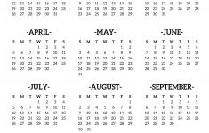 2020 Calendar Printable One Page Calendar 2020 Printable E Page Paper Trail Design