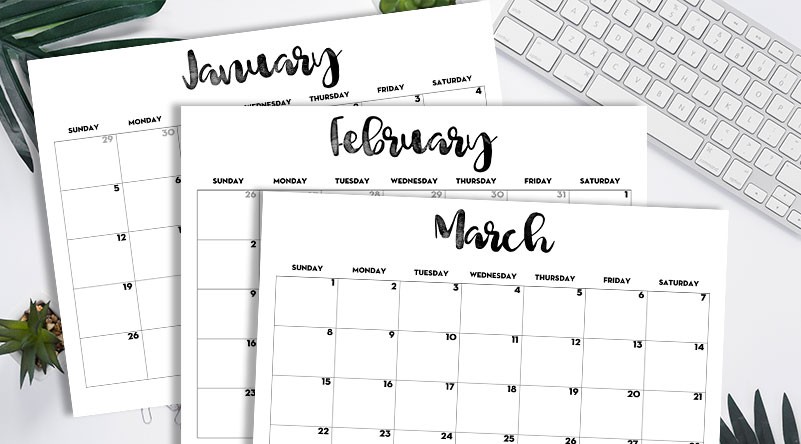 2020 Calendar Printable Free Template Lovely Planner