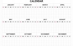 Printable Blank Yearly Calendar Blank Year Calendar