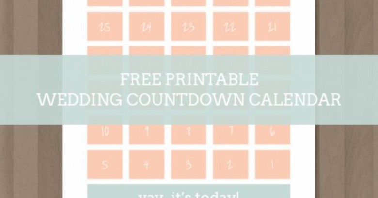 Tear f Countdown Calendar Free Calendar Template