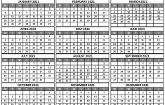 Free Monthly Printable Calendar 2021 All Months 2021 Calendar Free Printable Calendar