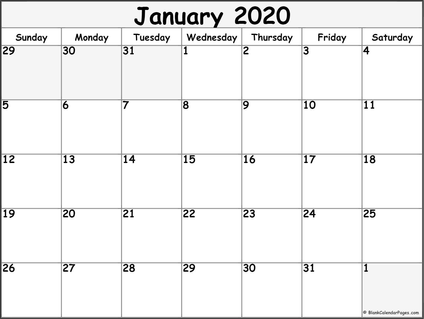 New 2020 calendar january Tips It s correct that will