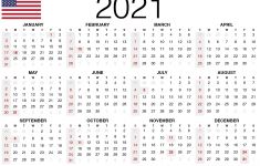 Monthly Calendar February 2021 Free Printable 2021 Calendar Usa In 2020