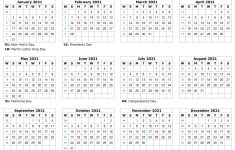 Printable Calendar 2021 Pdf Free Printable 2021 Monthly Calendar with Holidays Word