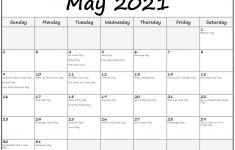 May 2021 Holiday Calendar Collection Of May 2021 Calendars with Holidays