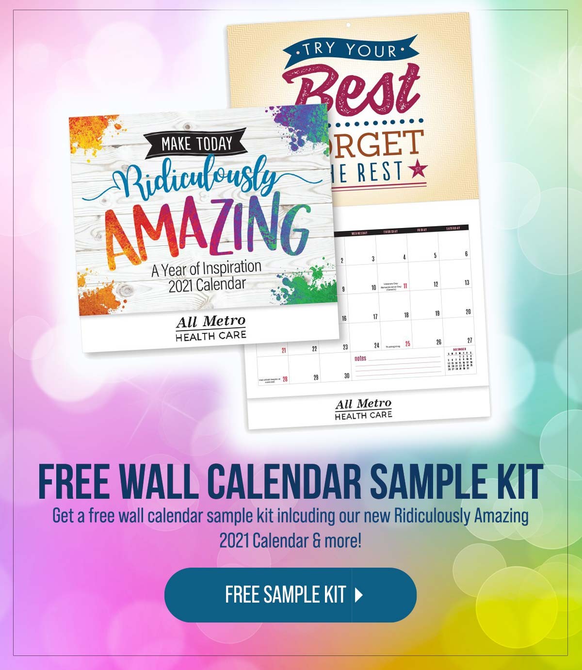 Free 2021 Wall Calendars By Mail