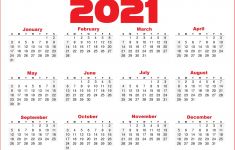 Free Printable 2021 Yearly Calendar 50 Best Printable Calendars 2021 Both Free and Premium