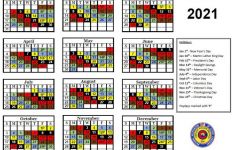 Nalc Color Coded Calendar 2021 Nalc Color Calendar 2021