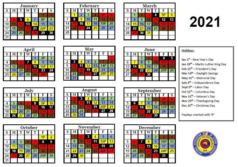 Nalc Color Calendar 2021